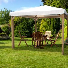 ISCHIA solid pine wood gazebo