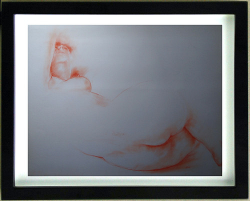 Disegno sanguigna femminile - disegno,