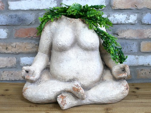 Fioriera corpo femminile