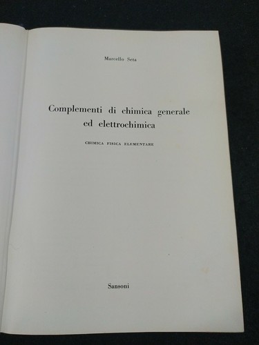 Libro complementi chimica - di,