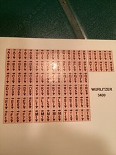 WURLITZER 1050 3400 3600 3700