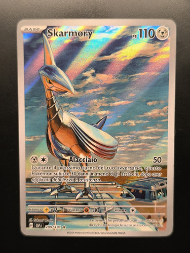 Carta pokemon skarmory 209 - pokemon, 209/191