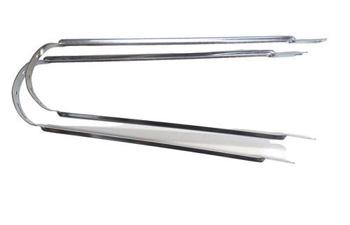 Staffe parafango bici cromo - staffe,