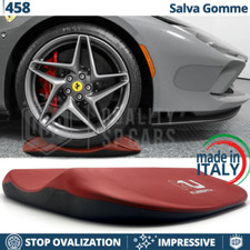 Cuscini SALVA GOMME Rossi per Ferrari 458 Antiovalizzanti Ruote MADE IN ITALY Ku