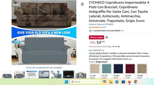 Copridivano impermeabile - impermeabile, 4