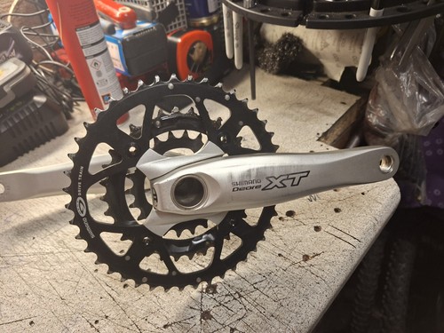 Guarnitura shimano deore - guarnitura,