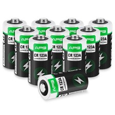 Batteria CR123A 10 Pile CR123a 3V Litio Lunga Durata Batterie CR123 per