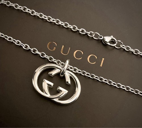 Collana gucci incastro logo - gucci, ad