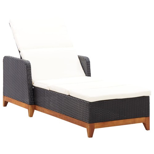 Lettino prendisole polyrattan - lettino,