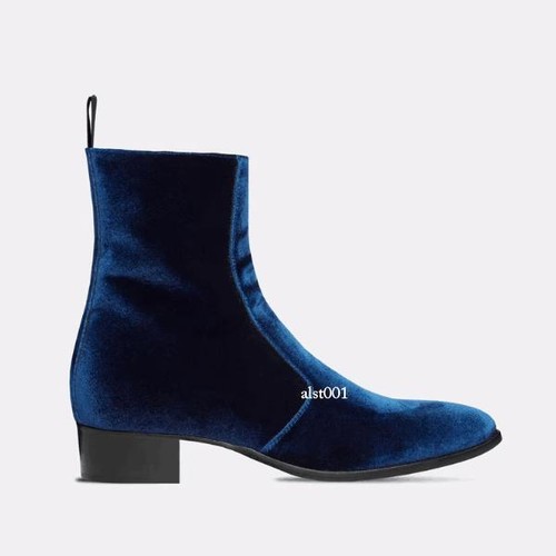 Stivali chelsea blu uomo a - stivali,