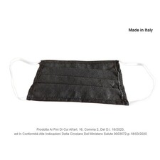 12 pezzi mascherine TNT nere