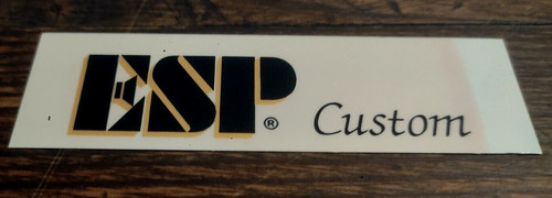 Esp custom headstock logo - headstock, /