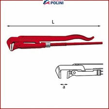 USAG 305 N  1"1/2 420mm Giratubi mod svedese con ganasce a 90° diritte 03050003