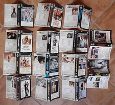 12 Locandine di VHS Film  Azione 007  James Bond -  S. Connery - R. Moore
