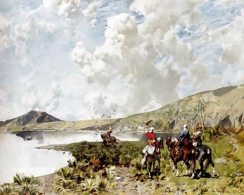 Dipinto olio alberto pasini - ,