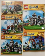 LOTTO LEGO MANUALI MANUALE CASTLE 70401 70402 70403 70404