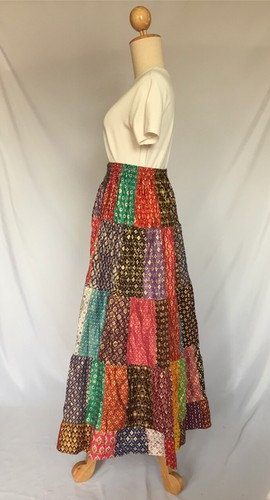 Gonna lunga donna patchwork