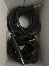 2 CAVI CAVO PRO PER STRUMENTI CHITARRA BASSO DA 3mt JACK