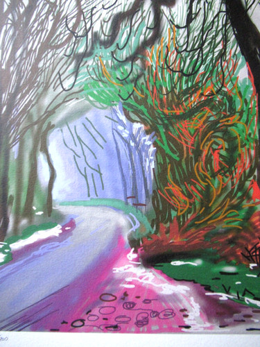 David hockney litografia - david, hockney:
