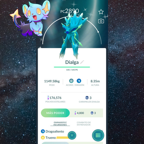 Shiny origin dialga - origin, pokemon