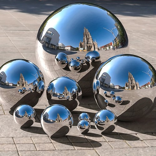Sfera lucida specchio in - sfera, a