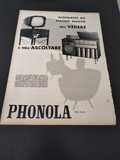 1958 phonola televisore - televisore, stereo