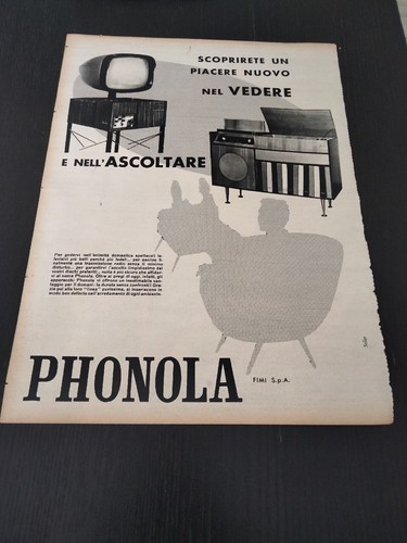 1958 phonola televisore stereo - 1958,