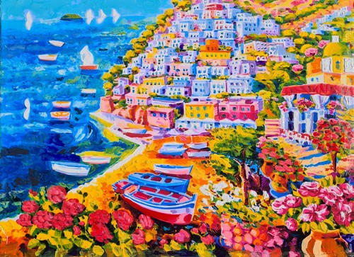 Quadro paesaggio marina