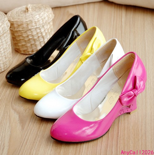 Scarpe decolte donna - , fiocco