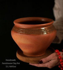 Pentola ceramica argilla rossa