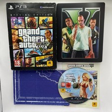 Grand Theft Auto 5 PS3 (PlayStation 3) Edizione Speciale con Steelbook e Mappe