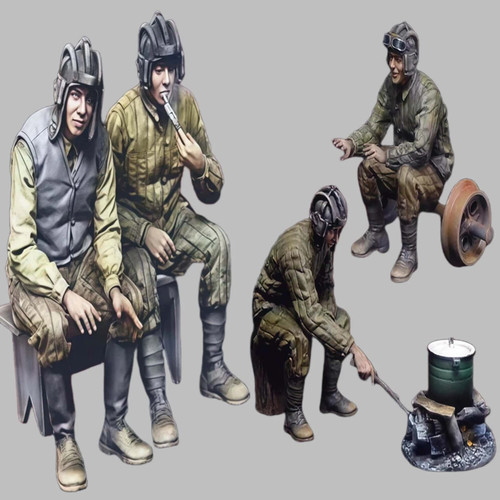 Set diorama figure - in, resina