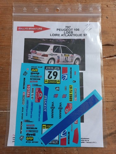 Decals ref 797 peugeot - decals,