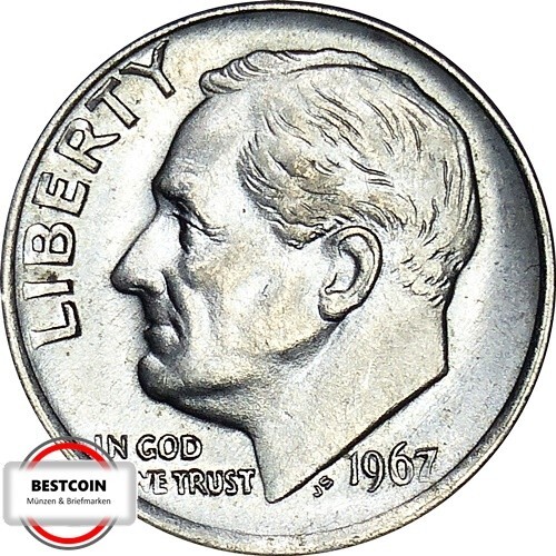 Usa 195a one dime franklin - dime,