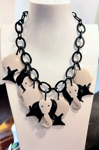 Collier collana resina - collier, in