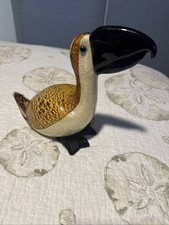 Pellicano in vetro artistico di Murano di Oscar Zanetti vintage macchie buone condizioni