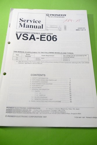 Manuale servizio per - manuale, di
