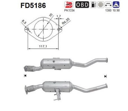 110 150 fap per renault - kw,