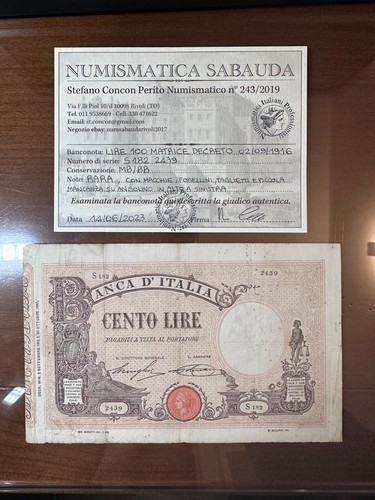 Regno italia lire 100 - italia,