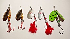 Lotto 5 Cucchiaini Pesca spinning da 4 a 8 gr. M18