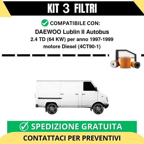 Kit filtri tagliando per - 3,