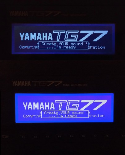 Yamaha tg77 new display - yamaha,