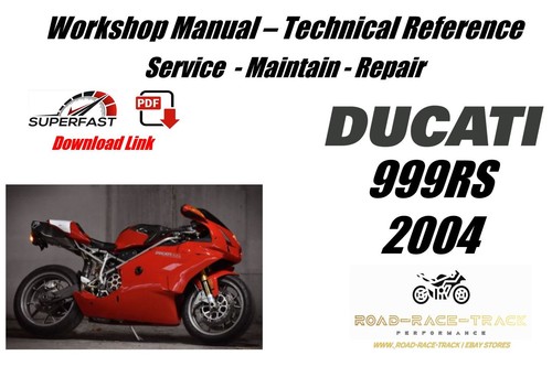 Ducati 999rs 999 - ducati, manuale
