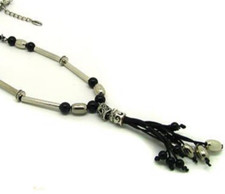 Collana lunga tribale alta