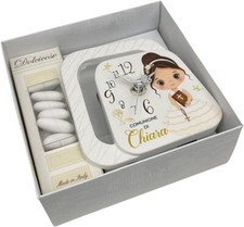 Bomboniera Orologio Comunione Bimba Personalizzato. Tutto compreso come in foto