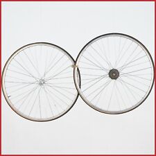 CAMPAGNOLO NUOVO GRAN SPORT 700C SET RUOTE 5 MARCE COPERTONCINO VINTAGE OLD 28