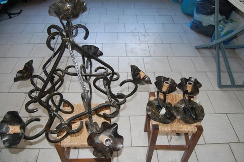 Lampadario piu abat jour - abat-jour, in