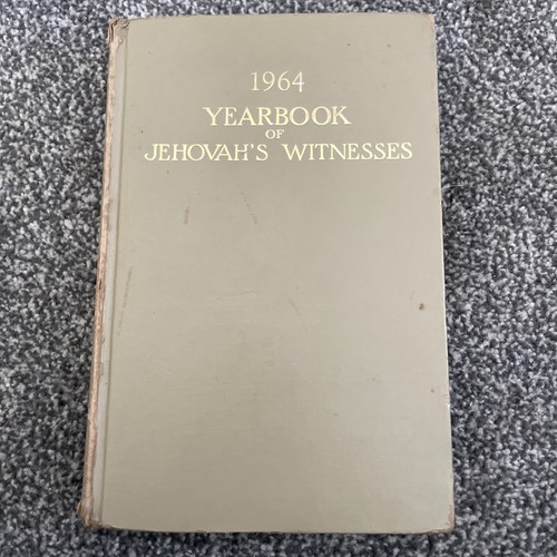 Jehovah year book - book, 1964