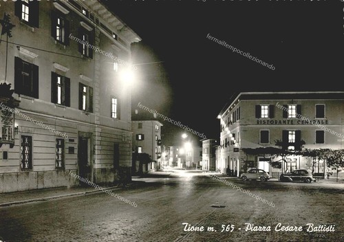 Ee628 cartolina tione - cartolina, tione,piazza