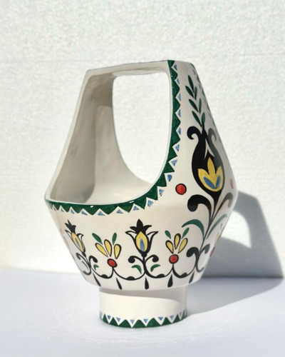 Fruttiera ceramica dipinta - fruttiera,